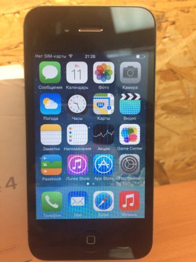 Лот: 8709314. Фото: 1. Iphone 4 8 GB. Смартфоны