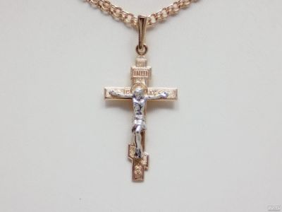 Лот: 13371159. Фото: 1. ЗОЛОТОЙ КРЕСТ 3,91 ГРАММ. Другое (ювелирные изделия, бижутерия, часы)