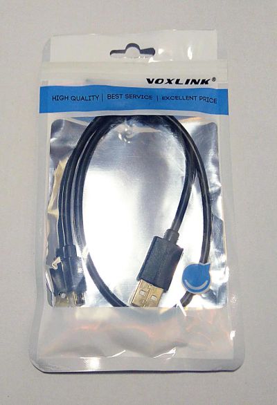 Лот: 11253594. Фото: 1. Кабель micro USB Voxlink 50 см... Дата-кабели, переходники