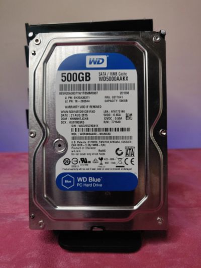Лот: 23377804. Фото: 1. HDD 500Gb/WD Blue/SATA3/3,5"/7200... Жёсткие диски (HDD)