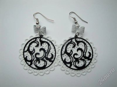 Лот: 492835. Фото: 1. Стильные сережки № 3 :))). Серьги, каффы