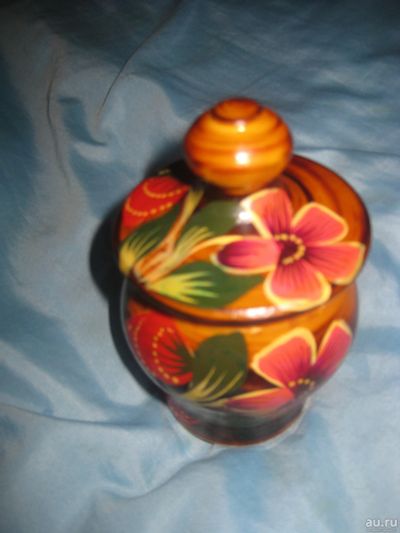 Лот: 16082919. Фото: 1. Маленькая вазочка -- кедр СССР... Предметы интерьера и быта