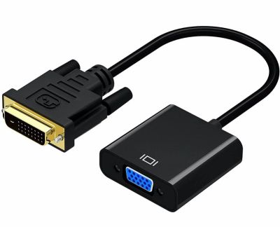 Лот: 12768839. Фото: 1. Переходник с DVI-D на VGA 0,3... Шлейфы, кабели, переходники