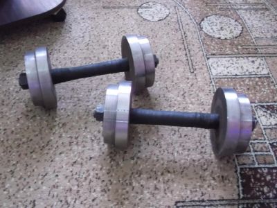 Лот: 2158755. Фото: 1. гантели каждая 17 кг. Гантели