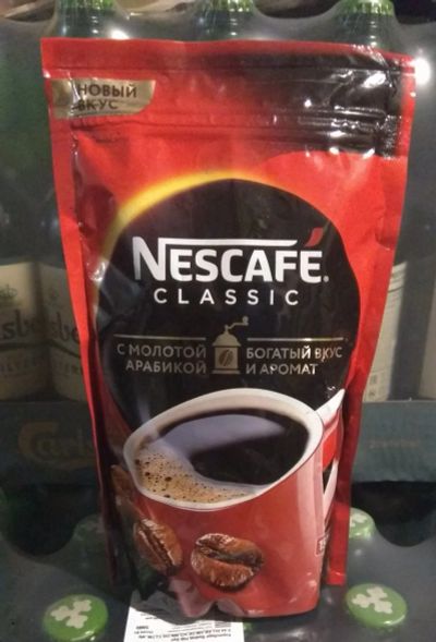 Лот: 18730480. Фото: 1. кофе Nescafé classic с молотой... Чай, кофе, какао