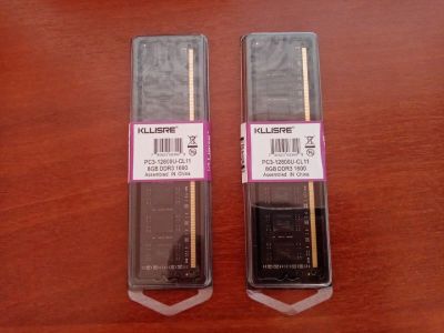 Лот: 17979088. Фото: 1. Kllisre PC3-12800U-CL11 (2x8gb... Оперативная память