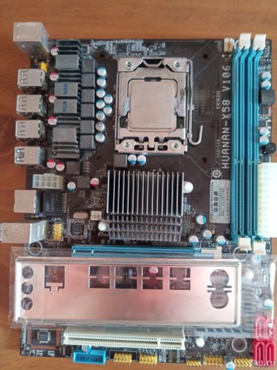 Лот: 16771678. Фото: 1. Huanan x58 v106 + процессор Xeon... Материнские платы