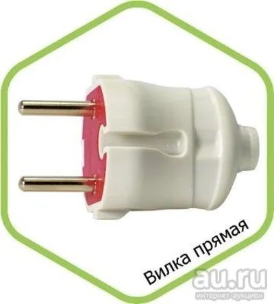 Лот: 8785796. Фото: 1. Вилка прямая 10А ASD. Другое освещение