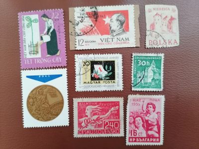 Лот: 25677329. Фото: 1. Набор иностранных марок. Марки