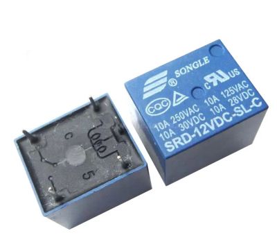 Лот: 17508160. Фото: 1. Электромагнитное реле SRD-12VDC-SL-С... Реле, тумблеры, переключатели