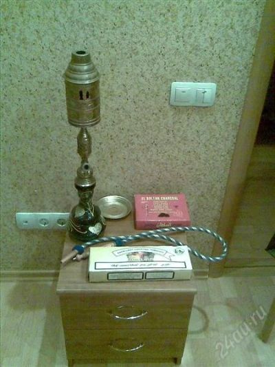 Лот: 2283007. Фото: 1. Кальян 50 см + уголь + табак. Сувенирные мелочи