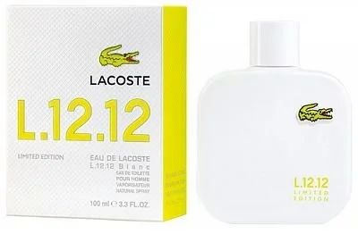 Лот: 10842390. Фото: 1. Lacoste "L.12.12: Blanc Limited... Мужская парфюмерия