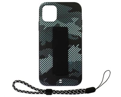 Лот: 20886705. Фото: 1. Чехол iPhone 11 Камуфляж с держателем... Чехлы, бамперы
