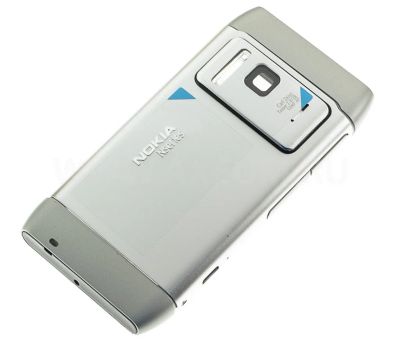 Лот: 5327336. Фото: 1. Корпус Nokia N8 Серебро Бесплатная... Корпуса, клавиатуры, кнопки