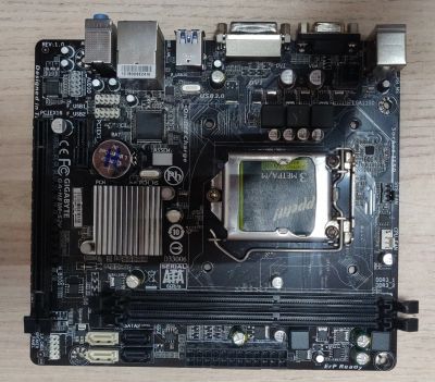 Лот: 20562025. Фото: 1. Мат. плата Gigabyte GA-H81M-S2V... Материнские платы