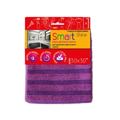 Лот: 16182240. Фото: 1. Салфетка из микрофибры Smart Shine... Инвентарь для уборки