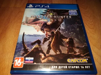 Лот: 19524259. Фото: 1. Monster Hunter World PS4 / Лицензионный... Игры для консолей