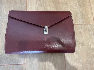 Лот: 25507482. Фото: 1. Папка кожаная. Папки, портфели