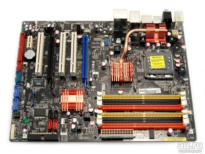 Лот: 8042679. Фото: 1. Материнская плата ASUS P5KC Сокет... Материнские платы