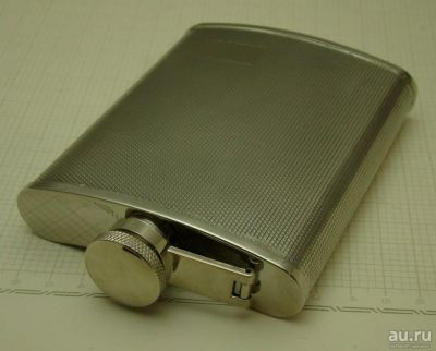 Лот: 13549194. Фото: 1. Фляжка карманная для алкоголя... Другое (антиквариат)