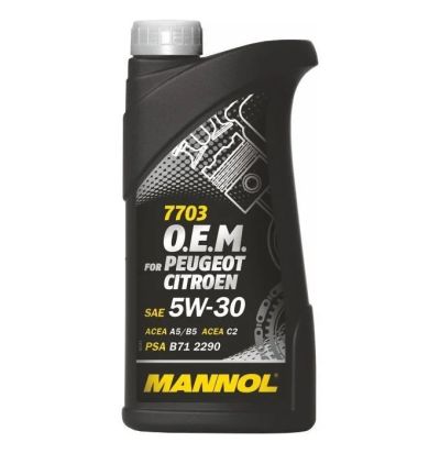 Лот: 14493338. Фото: 1. Mannol 7703 O.E.M. 5W-30 1 л. Масла, жидкости