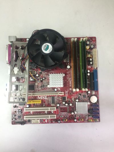 Лот: 12199115. Фото: 1. Материнская плата MSI 945GM2-F... Материнские платы