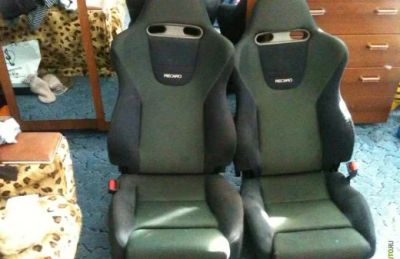 Лот: 4191454. Фото: 1. Сиденья Recaro. Салон