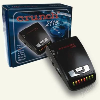 Лот: 1311399. Фото: 1. Crunch 211B. Видеорегистраторы,  радар-детекторы, системы парковки