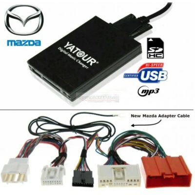 Лот: 3751963. Фото: 1. Эмулятор CD ченджера Yatour Mazda... Чейнджеры