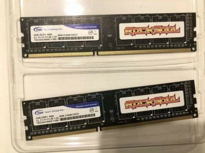 Лот: 15758644. Фото: 1. Team Group 8GB(2x4GB) DDR3 PC3-12800... Оперативная память