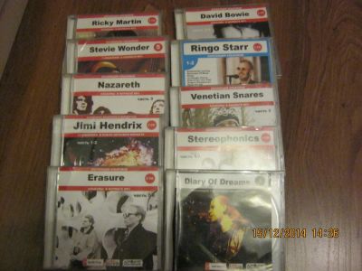 Лот: 4831103. Фото: 1. СД диски 10 шт альбомы в формате... Аудиозаписи