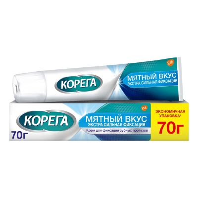 Лот: 25578416. Фото: 1. Корега крем для фиксации зубных... Лекарства