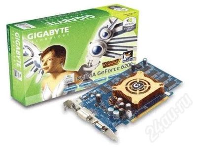 Лот: 175821. Фото: 1. PCI-E DDR Gigabyte GV-NX62128D... Видеокарты