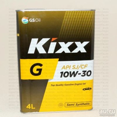Лот: 9384966. Фото: 1. KIXX 10W30 API SJ/CF Полусинтетика... Масла, жидкости