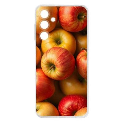 Лот: 25540810. Фото: 1. Чехол Krutoff Clear Case "Яблоки... Чехлы, бамперы