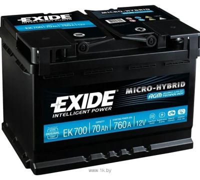 Лот: 3218064. Фото: 1. DETA - 72R обр. низкая зал. EXIDE... Аккумуляторы