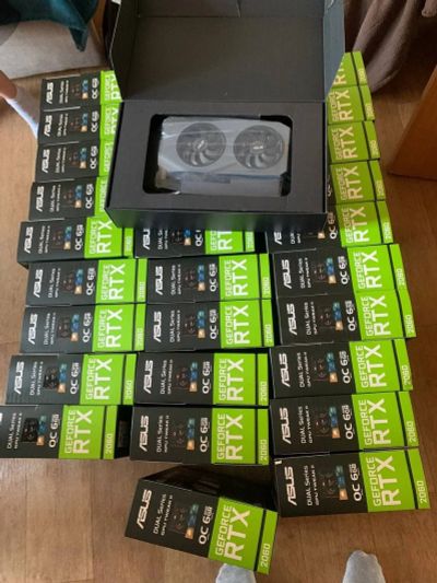 Лот: 17853153. Фото: 1. Asus Dual RTX 2060 6gb evo 30... Видеокарты