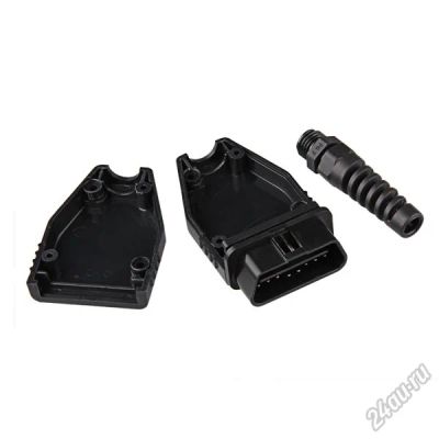 Лот: 5803412. Фото: 1. Разъём (вилка) OBD 2 (OBD-II... Диагностическое оборудование, измерительный инструмент