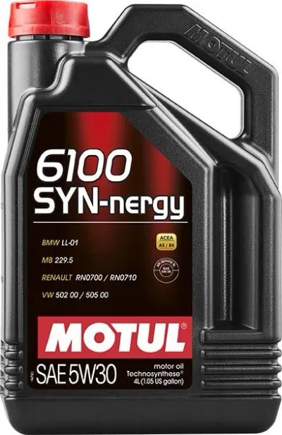 Лот: 12643346. Фото: 1. MOTUL 6100 SYN-NERGY 5W30 4л. Масла, жидкости