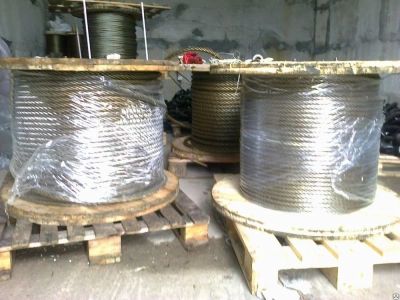 Лот: 15176038. Фото: 1. Канат стальной авиационный оцинкованный... Крепёж