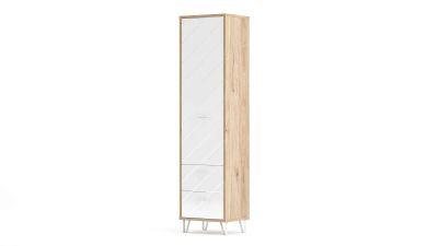 Лот: 23760055. Фото: 1. Шкаф однодверный с 2 ящиками Agira... Шкафы, шкафы-купе