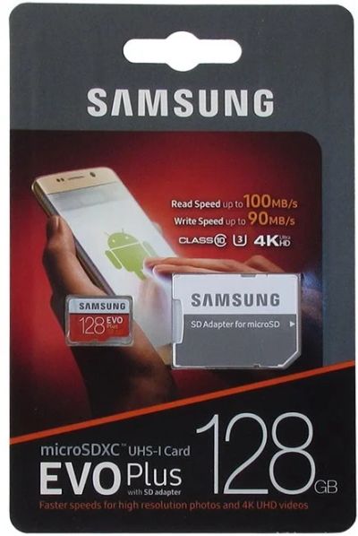 Лот: 17756736. Фото: 1. Карта памяти microSDHC Samsung... Карты памяти