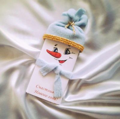 Лот: 3394831. Фото: 1. Новогодний шоколад снеговичок. Подарки на Новый год