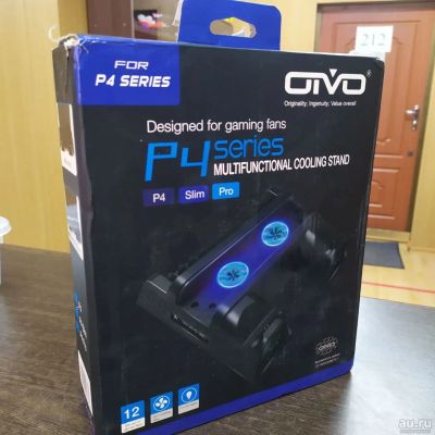 Лот: 18168686. Фото: 1. Подставка для PS4 Slim Pro c охлаждением... Аксессуары для игровых приставок, консолей, геймпады