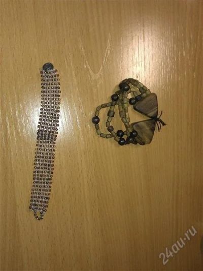 Лот: 2242441. Фото: 1. Два браслета. Бисероплетение