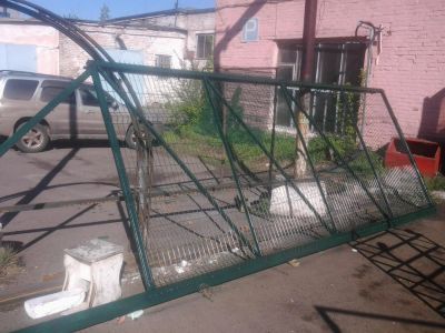 Лот: 4151155. Фото: 1. ворота откатные-сдвижные (полный... Ворота, заборы, шлагбаумы
