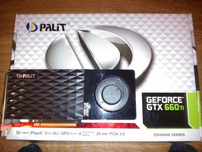 Лот: 3263098. Фото: 1. Видеокарта GeForce GTX 660Ti. Видеокарты