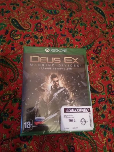 Лот: 12952886. Фото: 1. deus ex: mankind divided(Xbox... Игры для консолей