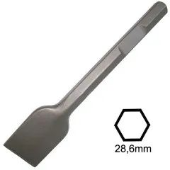 Лот: 25886778. Фото: 1. Широкое долото шестигранник 28... Расходные материалы, сменные насадки