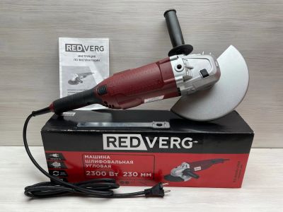 Лот: 17595459. Фото: 1. УШМ (болгарка) RedVerg RD-AG230-230S... Электроинструмент